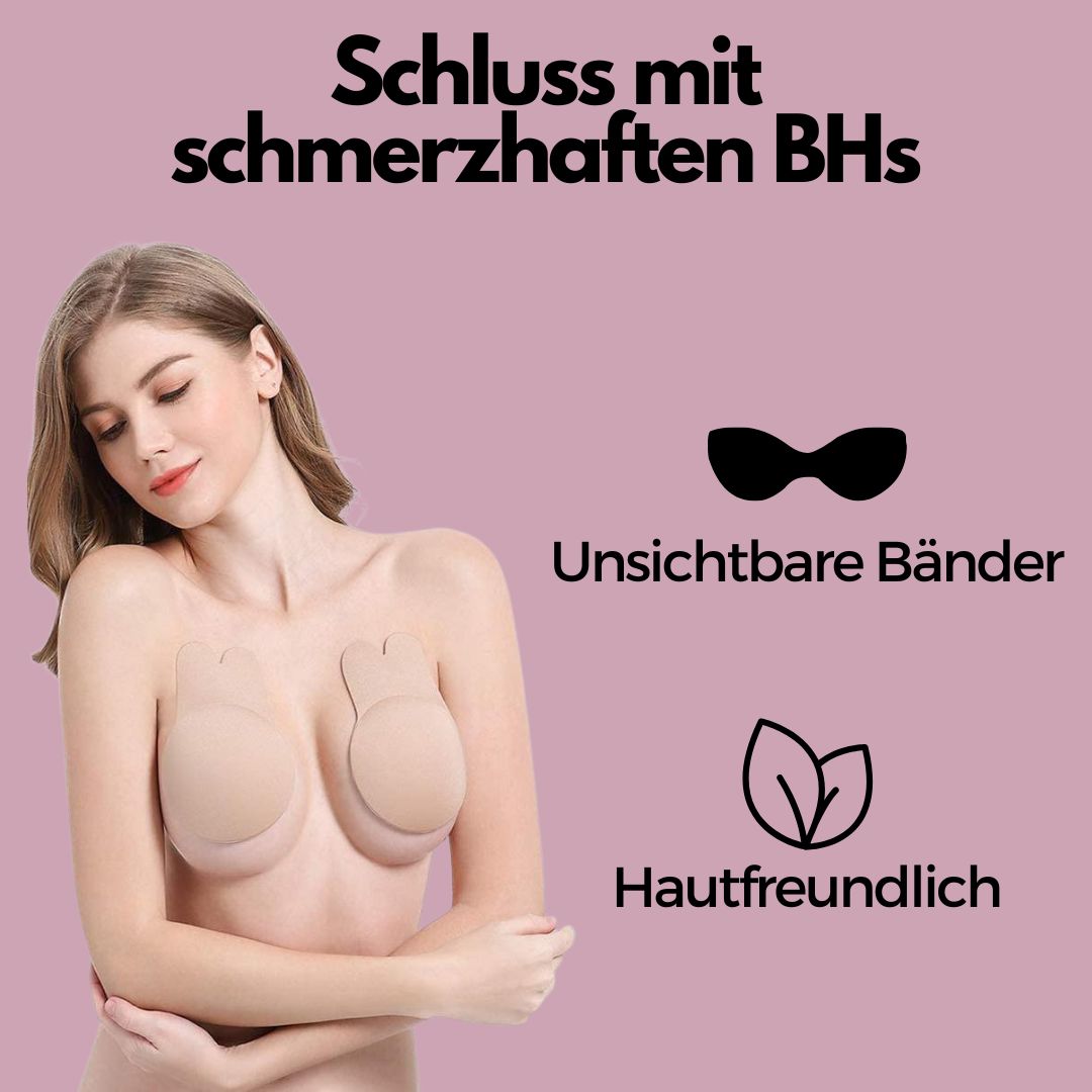 Trägerloses, rückenfreies Lift-Tape für Damen. Unsichtbarer BH für tiefe Ausschnitte und diskreten, starken Halt.