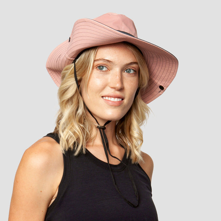 Damen Outdoor-Sonnenhut mit UV-Schutz, faltbar und atmungsaktiv, für Wandern und Garten.