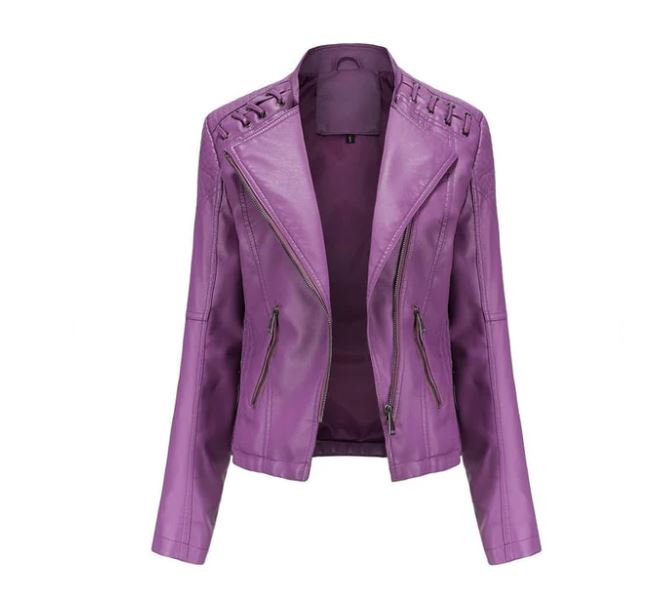 Vielseitige Damen Vintage Freizeitjacke, figurbetont, mit Stehkragen für Eleganz und Komfort.