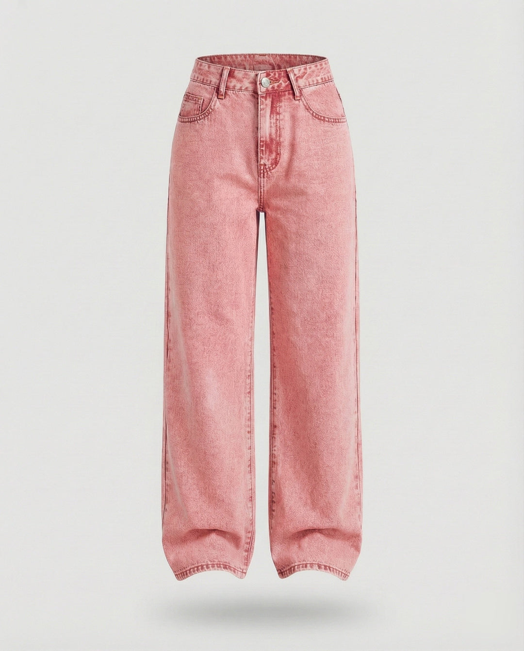 Klassische Damen Vintage Jeans mit hohem Bund und weitem Bein für einen bequemen, modernen Stil.