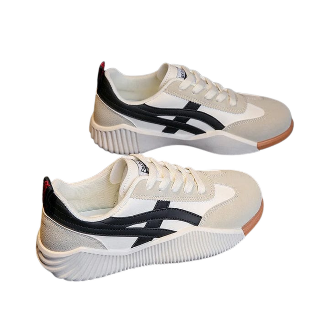 Damen Vintage Komfortschuhe, orthopädisch, rutschfest. Bequeme Freizeitschuhe mit Fußgewölbestütze für Alltag.