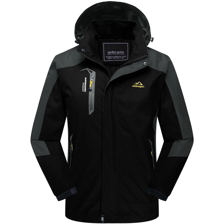 Wetterfeste Damen Wanderjacke mit Kapuze, atmungsaktiv für Komfort bei jedem Wetter.