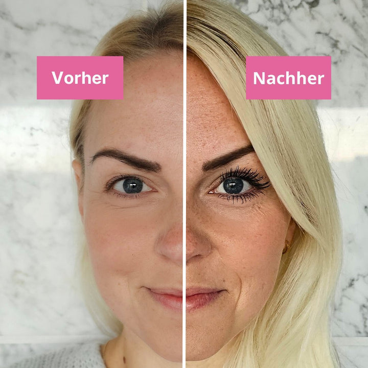 Präzise Wasserfest Mascara für Damen, die Klumpenfrei Volumen und Definition der Wimpern liefert.