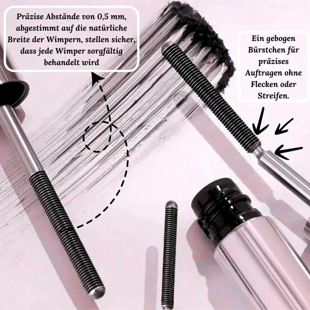 Wimperntusche mit Präzisionsbürste für maximale Definition, Volumen & wasserfestes Make-up für Damen.