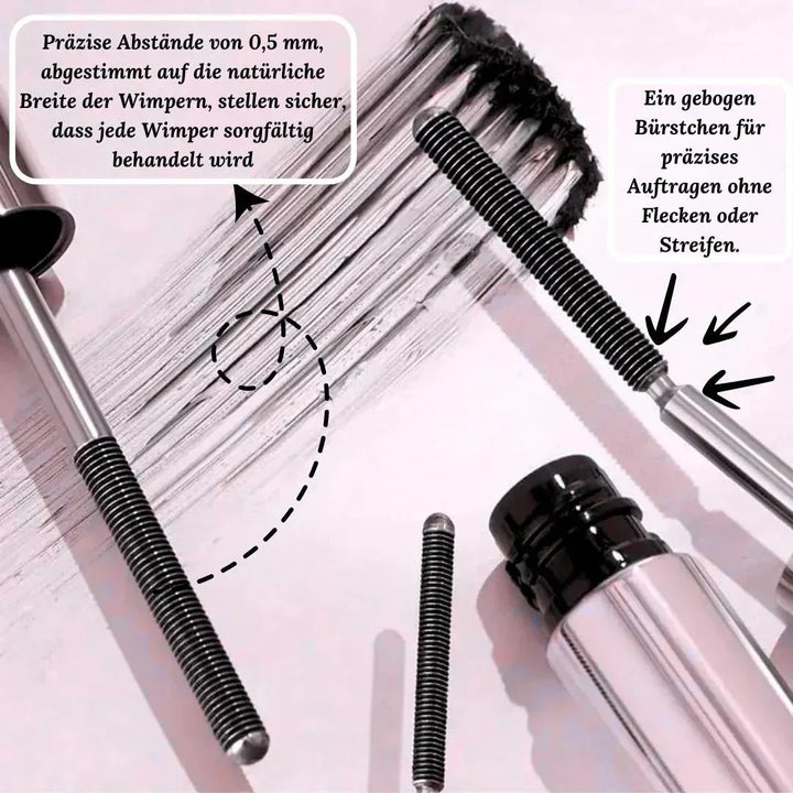 Wimperntusche mit Präzisionsbürste für maximale Definition, Volumen & wasserfestes Make-up für Damen.