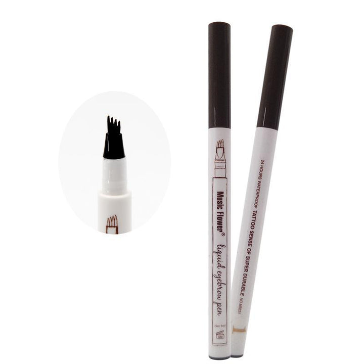 Wasserfester Augenbrauenstift für Damen, Microblading-Effekt für definierte, volle Brauen.