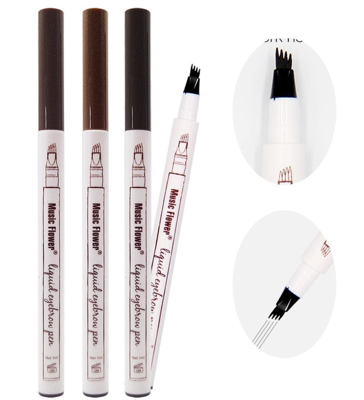 Langanhaltender Damen-Brauenfüller, wasserfest, mit Microblading-Effekt für Fülle.