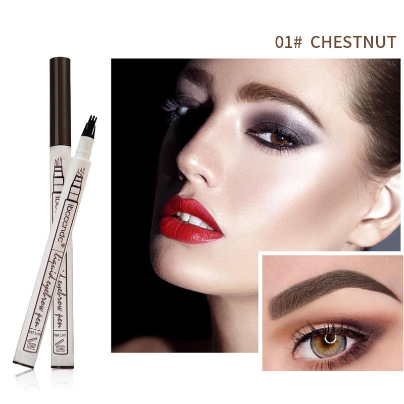 Dieser wasserfeste Augenbrauenstift für Damen bietet einen natürlichen Microblading-Look.