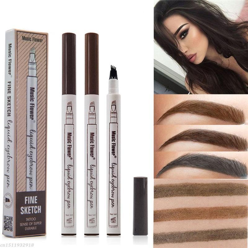 Für natürliche Dichte: wasserfester Microblading-Augenbrauenstift für anspruchsvolle Damen.