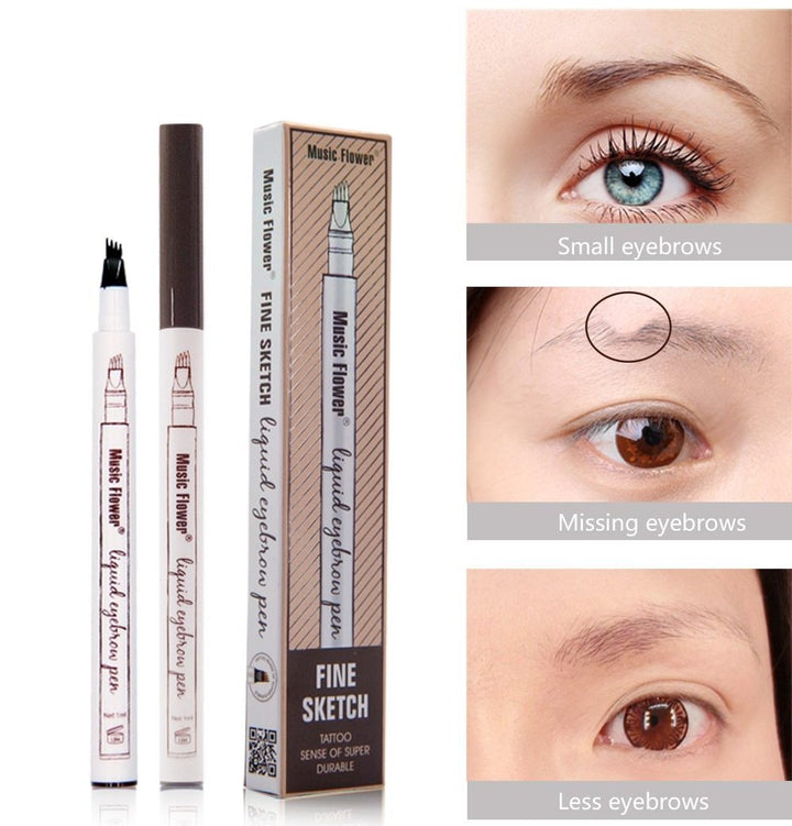 Kosmetik-Stift: wasserfester Microblading-Augenbrauenstift für natürliche Fülle bei Damen.