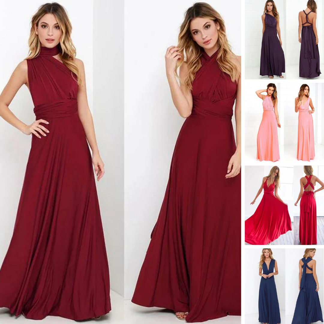 Das beliebte Damen Wickelkleid Denise: elastisch, elegant und vielseitig für jede Gelegenheit, von Freizeit bis Abend.