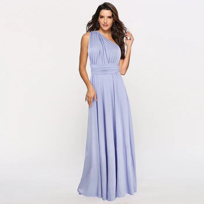 Luftiges Sommer-Freizeitkleid Denise. Elastisches Wickelkleid für entspannte Tage oder lässige Partys.