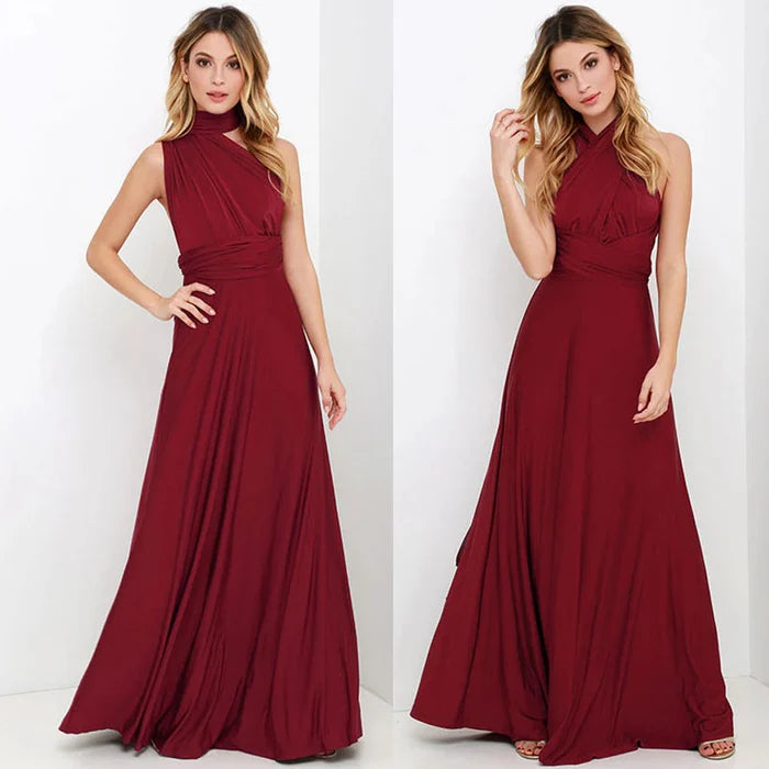Vielseitiges Damen Wickelkleid Isla. Eleganter Look für Tag und Abend. Ideal als Freizeit- oder Abendkleid.