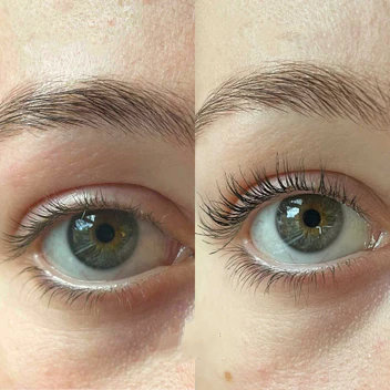 Damen Wimpern-Serum für sichtbar längere und dichtere Wimpern. Sanfte Kosmetik für effektives Wimpernwachstum.