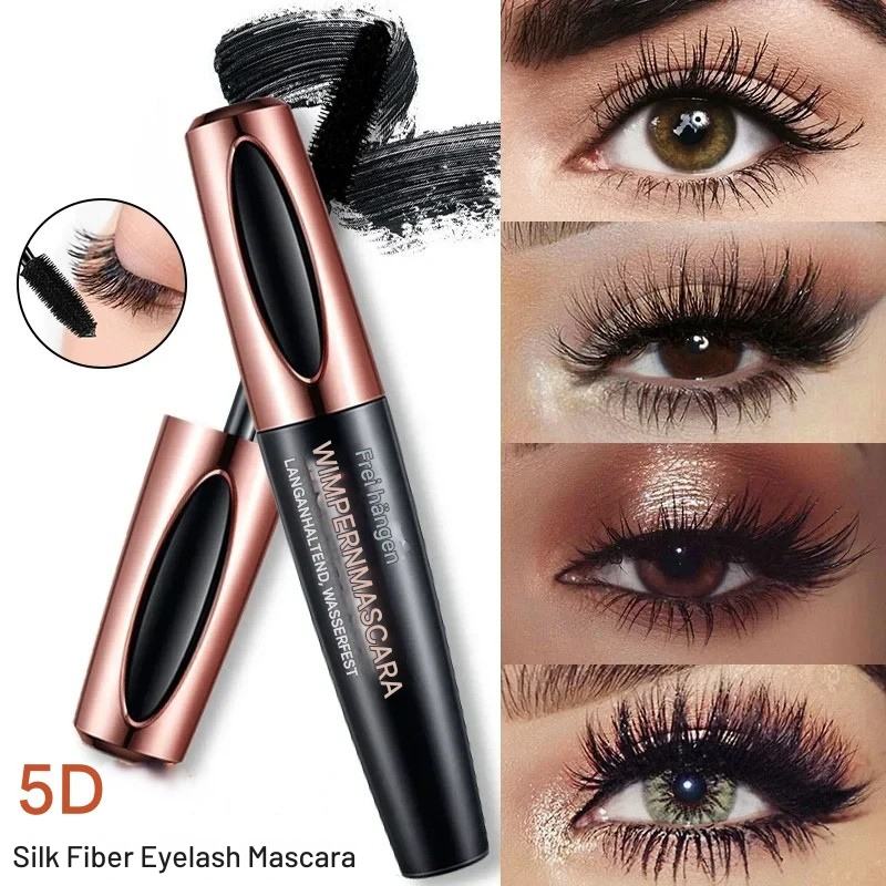 Damen Wimperntusche 5D für dramatisches Volumen & Länge. Perfektes Augen-Make-up.