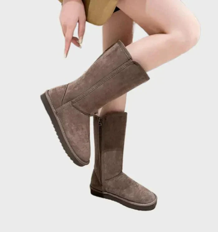 Moderne Damen Fashion Boots Sofia, gefüttert, warm & bequem. Strapazierfähige Damenstiefel für den Winter.