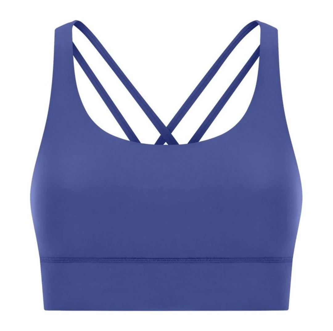 Damen Fitness-BH, atmungsaktiv & stahlfrei, ideal für Yoga und schnelle Workouts.