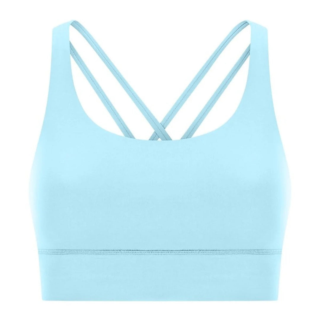 Stahlfreier Damen Yoga-BH, atmungsaktiv & bequem, perfekt für Fitness & Activewear.