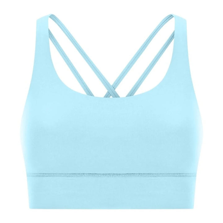 Stahlfreier Damen Yoga-BH, atmungsaktiv & bequem, perfekt für Fitness & Activewear.