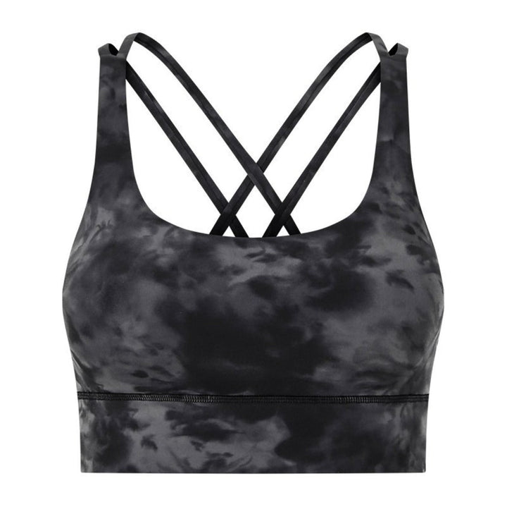 Atmungsaktiver Damen Fitness-BH, schnelltrocknend, nahtlos, ideal für Yoga.