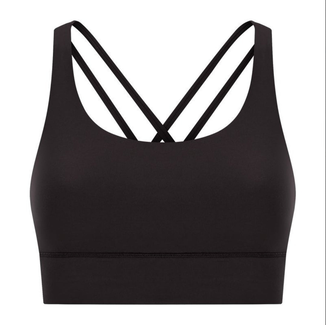Damen Activewear BH, nahtlos, schnelltrocknend & stahlfrei, ideal für Yoga-Fitness.