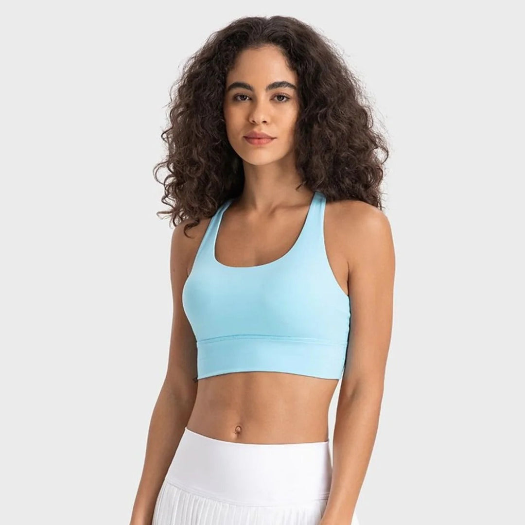 Stahlfreier Damen Sport-BH, atmungsaktive Activewear für Frühling/Sommer Komfort.