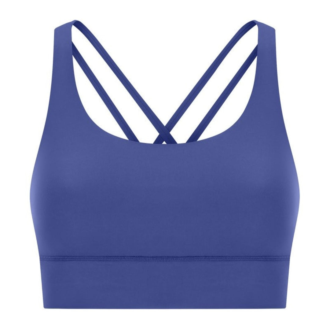 Damen Fitness-BH, nahtlos, atmungsaktiv, schnelltrocknend, stahlfrei für Yoga.