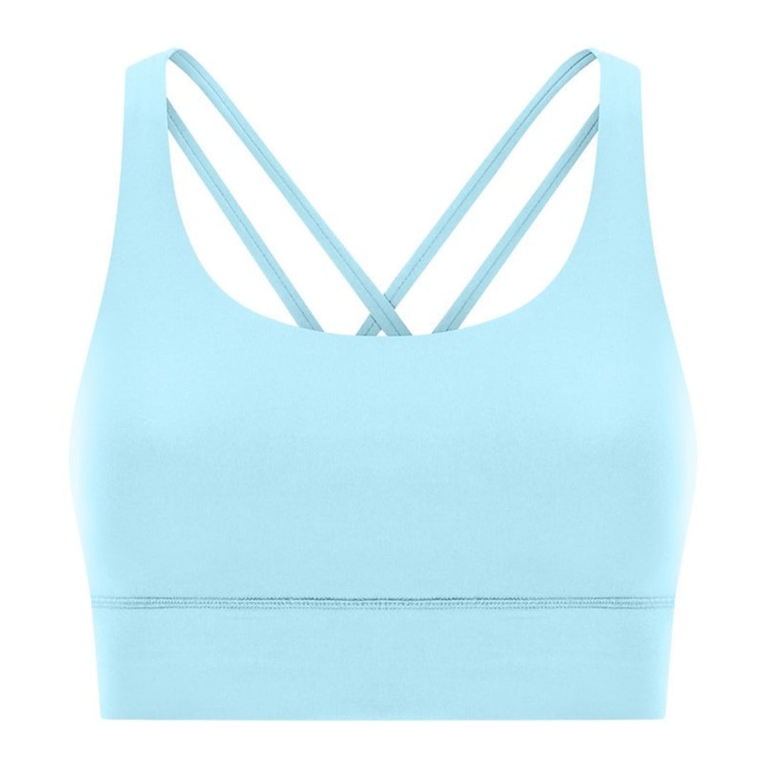 Schnelltrocknender Damen Yoga-BH, nahtlos, bequem, perfekt für Fitness-Workouts.