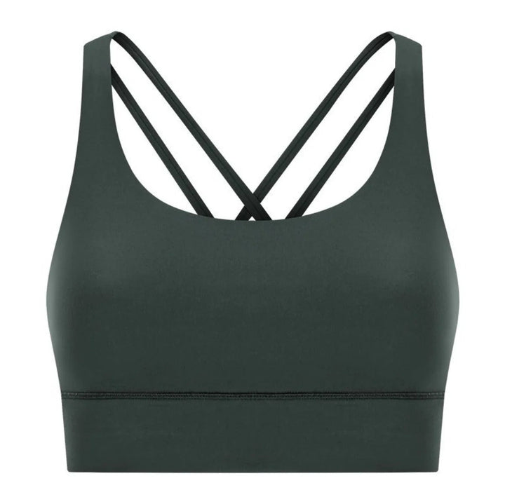 Stahlfreier & atmungsaktiver Damen Sport-BH, perfekt für Yoga & Workout im Frühling.