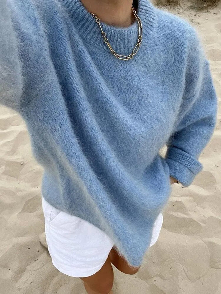 Moderner Damen Pullover "Luna", ein elegantes Fashion-Statement für Damenbekleidung.