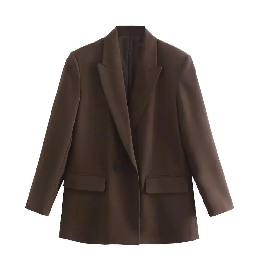 Stilvoller Damenblazer, ideal für elegante Businessmode und smarte Freizeit-Stylings.