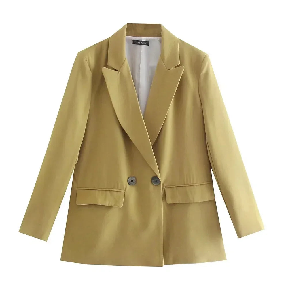 Damen Jacke: Eleganter Blazer, perfekt für Büro, Freizeit & Abend, ganzjährig einsetzbar.