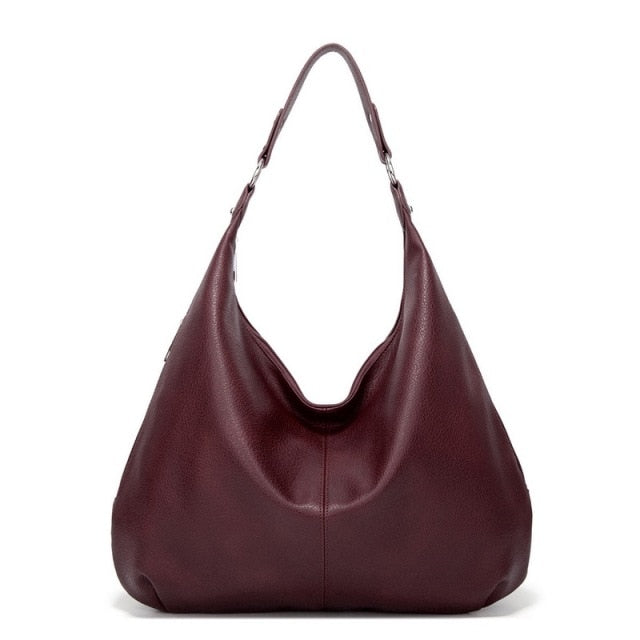 Schwarze Damen Schultertasche, ein schicker Begleiter, der Eleganz und Funktionalität vereint.