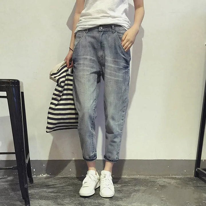 Damen Stretch-Jeans in Übergröße mit bequemem Schnitt, ideal für Freizeit und Alltag, modisch & komfortabel.