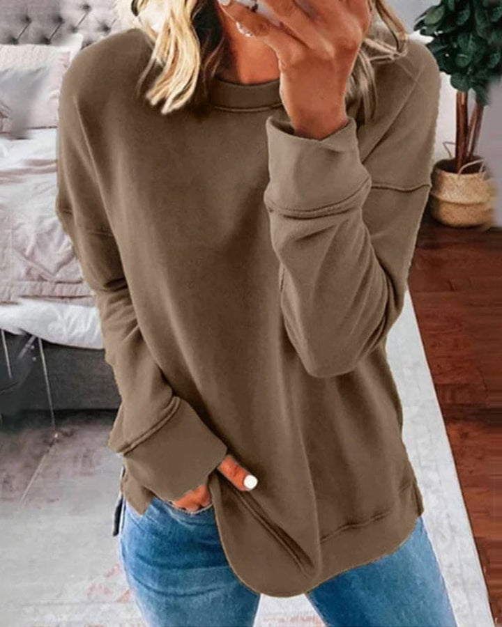 Trendiges Damen Sweatshirt Serena, Herbstmode Pullover für Komfort und Stil, ideale Freizeitmode.