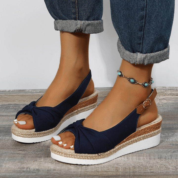 Vielseitige Keilsandalen für Damen, modische Sommerschuhe mit Komfort für jeden Tag.