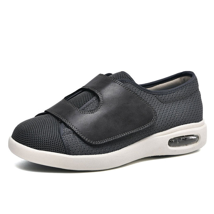 Bequeme Unisex Diabetikerschuhe für breite und geschwollene Füße, robuste Wanderschuhe mit optimalem Halt.