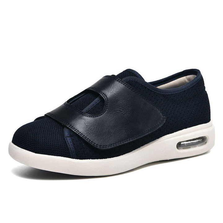 Komfortable Unisex-Diabetikerschuhe für breite Füße, Wanderschuh-Design mit Klettverschluss für einfache Anpassung.
