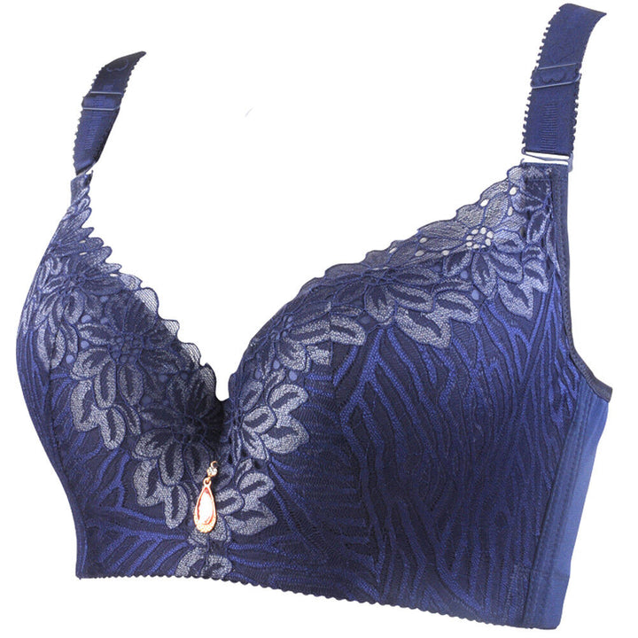 Damen Plus-Size Minimizer BH mit Push-up & eleganter Spitze für große Größen.