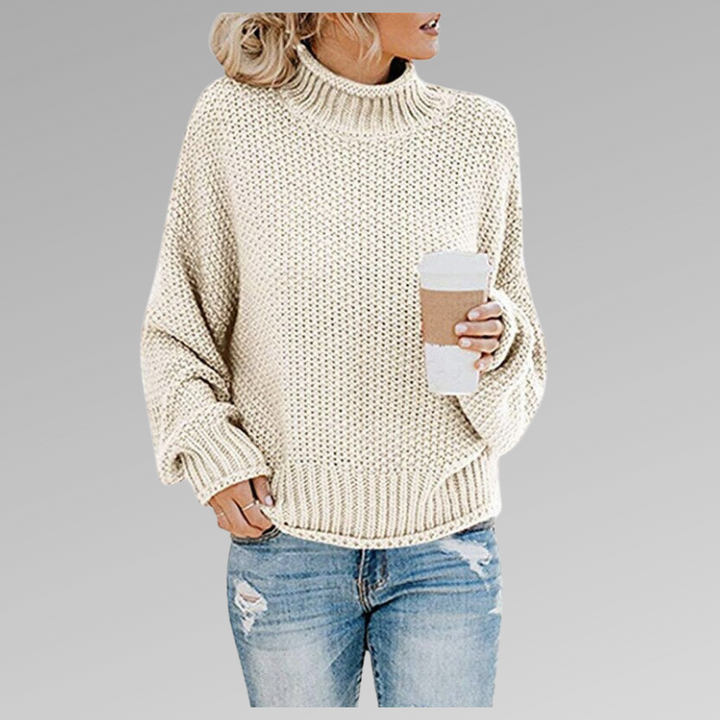 Moderner Damen Pullover, casual & elegant. Langarm-Oberteil für vielseitige Herbst-Winter-Kombinationen.