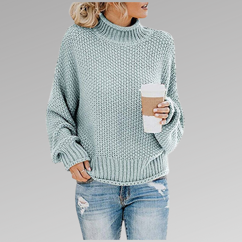 Chic Damen Herbst- & Winterpullover. Stilvolles Langarm-Oberteil für einen warmen und modernen Casual-Look.
