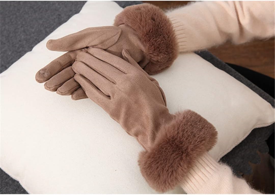 Warme Damen Winterhandschuhe für effektiven Kälteschutz im Alltag, perfekt für den Winter.