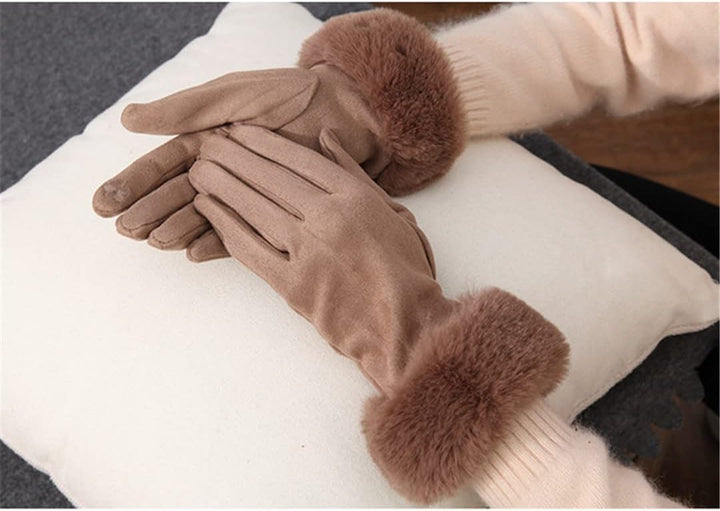 Warme Damen Winterhandschuhe für effektiven Kälteschutz im Alltag, perfekt für den Winter.