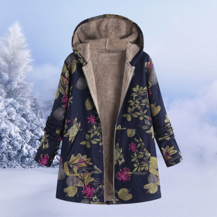 Outdoor Damen Winterjacke, strapazierfähig und warm, ideal für eisige Wintertage.