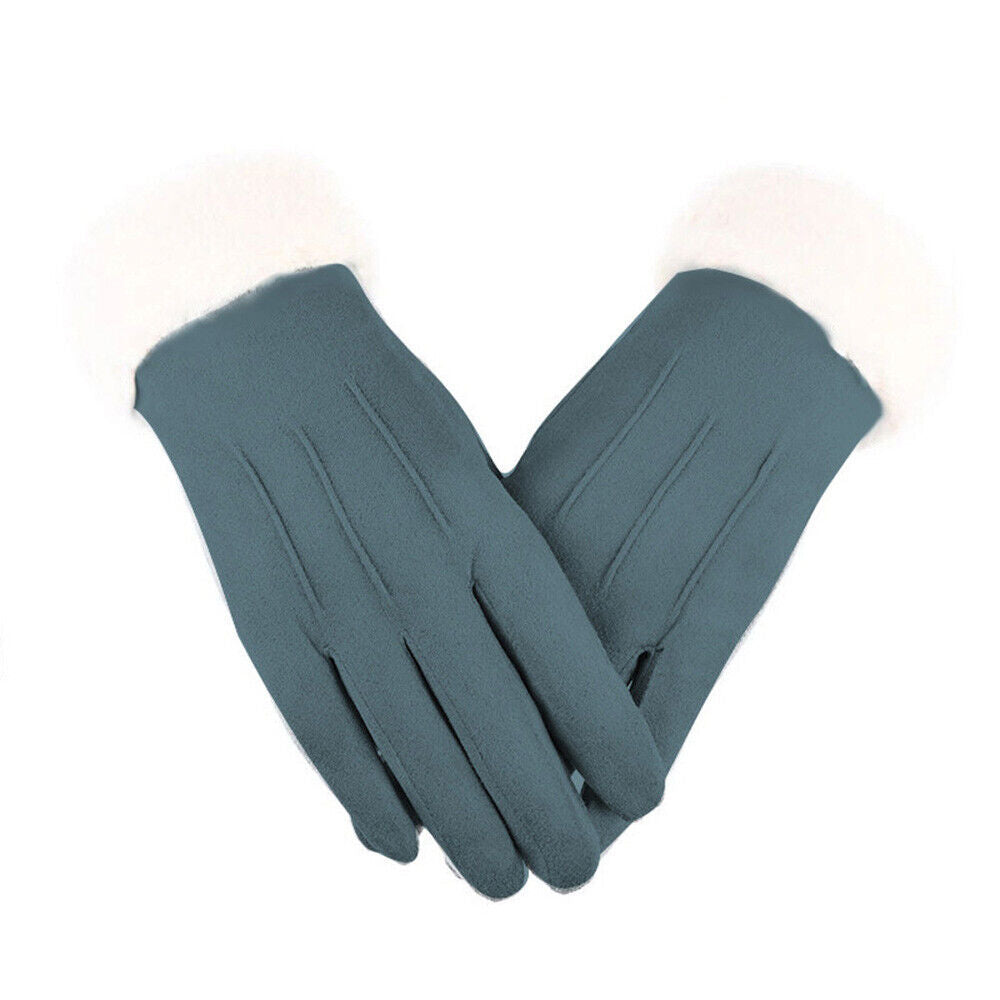 Praktisches Damen-Accessoire: Elegante Winterhandschuhe mit Touchscreen.