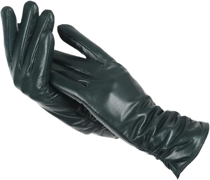 Perfekte Passform und Wärme bieten diese Damen Lederhandschuhe im Winter. Stilvolles Mode-Accessoire.