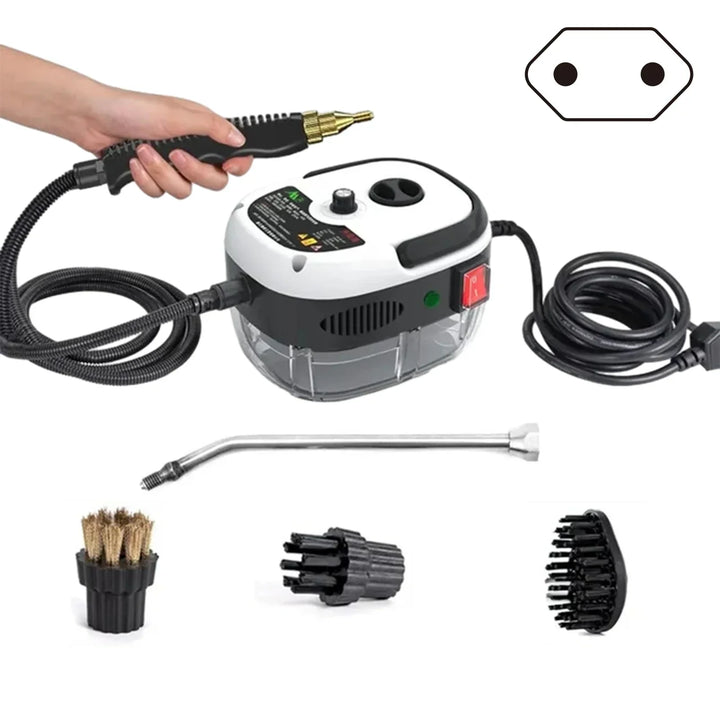 Kraftvoller 2500W Hochdruck-Dampfreiniger für schnelle, effektive & umweltfreundliche Reinigung.