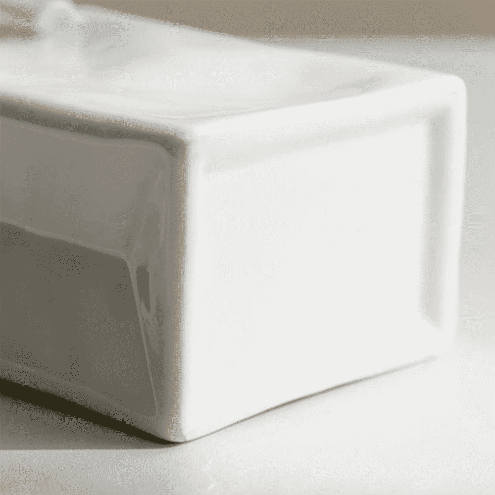 Zeitlose Porzellan Handtaschenvase, vielseitige Dekoration für Wohn- & Schlafzimmer. Auch als Organizer.