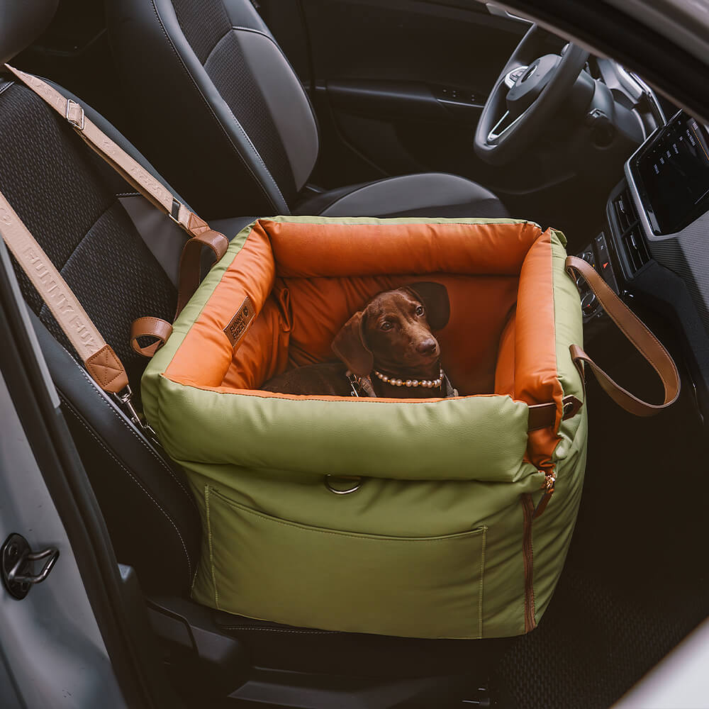 Hundeautositz, Tierkomfort & Sicherheit vereint. Perfekt für unterwegs.