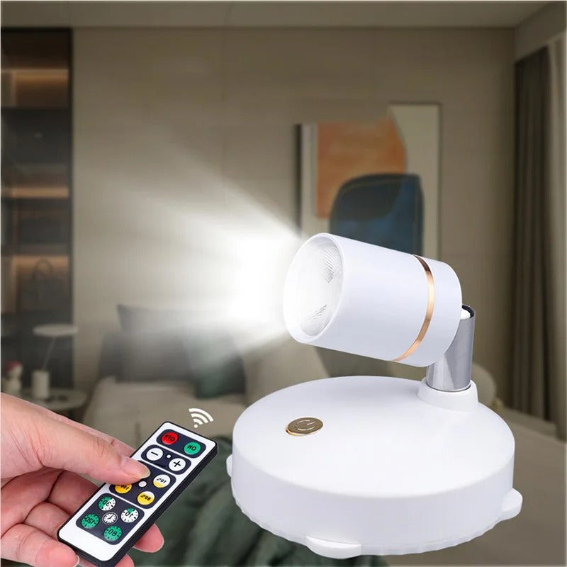 Kabelloser LED-Spot 2er Set, perfekt als Schrankbeleuchtung, Unterbauleuchte oder für Vitrinen-Akzente.